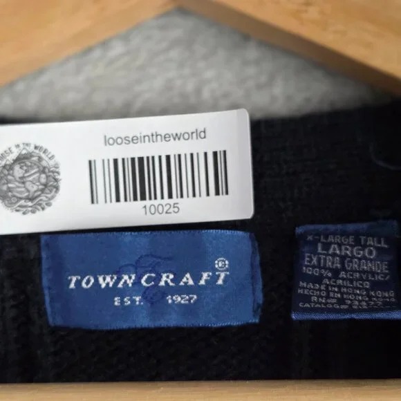 Vintage Towncraft Men's Cardigan Sweater - Picture 5 of 7
